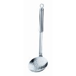 Rosle 10641 Stainless Steel Deep Skimmer, Round Handle