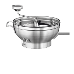 Rosle 16252 Stainless Steel Food Mill, With Two Handles, Includes Two Sieve Disks