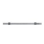 Rosle 19451 19.7-in Stainless Steel Kitchen Rail With Wall Attachment Set