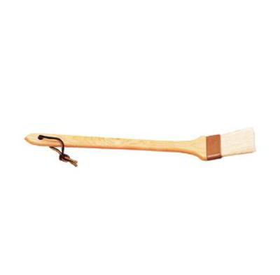 American Metalcraft 43212 Pastry Brush, 2 in Wide, 12 in Handle, Flat, Boar Bristle