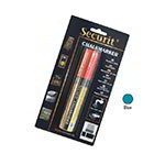 American Metalcraft BLSMA720BU Securit Big Chalk Markers, Rain & Smear Proof, Blue