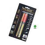 American Metalcraft BLSMA720GR Securit Big Chalk Markers, Rain & Smear Proof, Gray