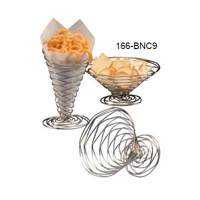 American Metalcraft BNC9 9" Conical Wire Basket, Chrome
