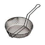 American Metalcraft CBC8 8 in Mesh Culinary Basket, 3 in Deep, 9 in Handle, Tinned Steel