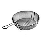 American Metalcraft CBF10 10 in Culinary Basket w/ 9 in Handle, 3 in D, Fine Mesh,Tinned Steel