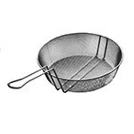 American Metalcraft CBF8 8 in Fine Mesh Culinary Basket, 3 in Deep, 9 in Handle, Tinned Steel