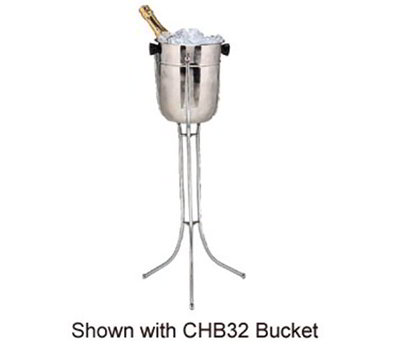 American Metalcraft CS29 Wine Bucket Stand, Bucket Not Included, Collapsible, Stainless Steel