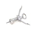 American Metalcraft CS301 Wing Cork Screw, Plastic Bottle Rest