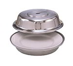 American Metalcraft CVR05 Stainless Steel Custom Fitted Plate Cover, Fits 10-1/16 to 10-7/8 in