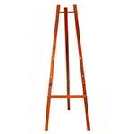 American Metalcraft EZLM165 Securit 24 x 65 in Easel, Fits Medium or Large Boards, Mahogany Wood