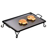 American Metalcraft GS27 Full Size Wrought Iron Buffet Griddle w/ Stand, 27 x 16 x 5-in