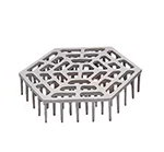 American Metalcraft HS121212 Heat Sink, Cast Aluminum, 64 Pins