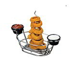 American Metalcraft ORHO2 Onion Ring Spindle, Oval, Stainless Steel, Basket Sold Separately