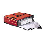 American Metalcraft PB2400 Pizza Delivery Bag, 20 in x 20 in, Holds (2) 18 in Boxes, Red Vinyl