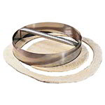 American Metalcraft RDC10 Dough Cutting Ring, 10 in ID x 3 in H, Stainless w/ Welded Handle