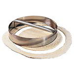 American Metalcraft RDC11 Dough Cutting Ring, 11 in ID x 3 in H, Stainless w/ Welded Handle