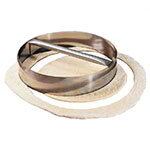 American Metalcraft RDC6 Dough Cutting Ring, 6 in ID x 3 in H, Stainless w/ Welded Handle