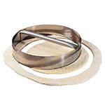 American Metalcraft RDC9 Dough Cutting Ring, 9 in ID x 3 in H, Stainless w/ Welded Handle