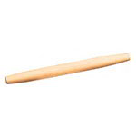 American Metalcraft RP021 Rolling Pin, 5-1/2 in D x 20-1/2 in L, Tapered, Light Wood