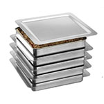 American Metalcraft SQ1200 Separator, 12 x 12, Square, Solid, Aluminum