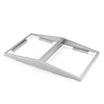 Vollrath 19184 Angled Adapter Plate, Holds Two 1/2 Size Pans, Stainless Steel