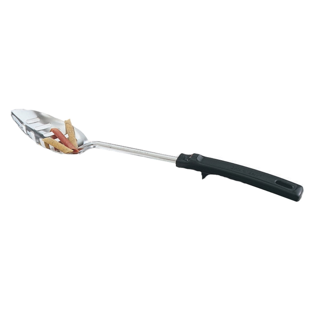 Vollrath 46947 14" Slotted Serving Spoon - Black