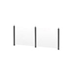 Vollrath 89261 Traditional Breath Guard, Vertical Cafeteria, For 3 Well Servers