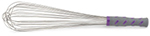 Vollrath 47002 Piano Whip, 10 in Long, Purple Nylon Handle, Stainless Steel