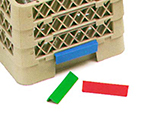 Vollrath 1006-02 Code-A-Clips, Half Size, 2.75 x .75-in, Red