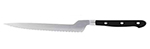 Vollrath 494025 Reverse Scalloped Deli Knife, 8-in, POM Handle, Stainless