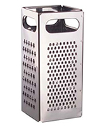 Vollrath SG-200 Four Side Grater w/ Hand Grips, 4 x 9-in, Stainless Steel