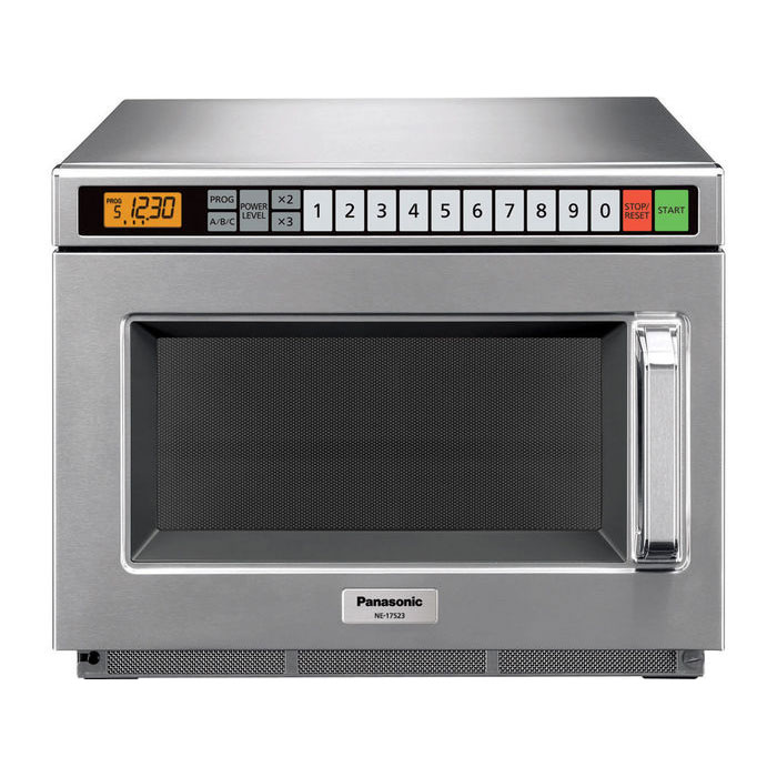 Panasonic NE17523 1700w Commercial Microwave with Touch Pad, 208v/1ph