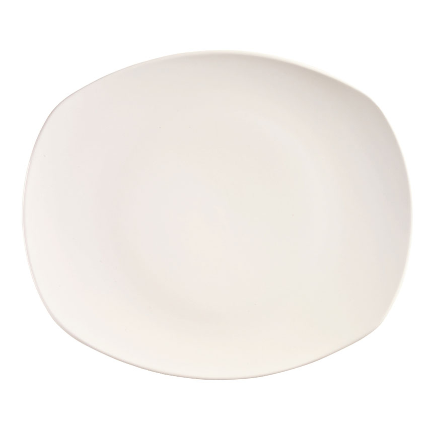 World Tableware 840 436b Porcelain Oblong Plate Coupe 8x7 Bright White Porcelana