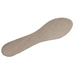 Gold Medal 1061M Unwrapped Disposable Flat Wood Spoons, 1,000/Case