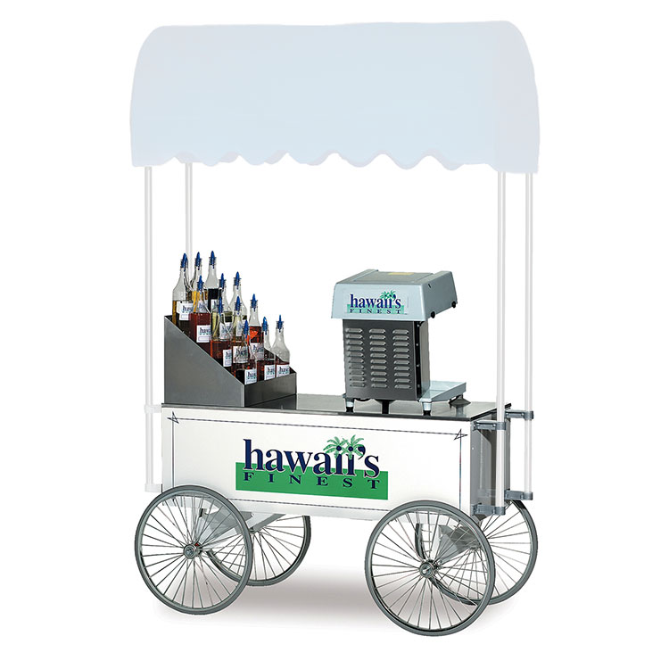 Gold Medal 2129HF Food Cart for Shaved Ice w/ Cover ...