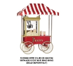 Gold Medal 2144 Awning Canopy Frame and Pole Kit, For Model 2129, Red and White Strip