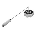 Gold Medal 5120 Waffle Mold, 5 in, Rosecake