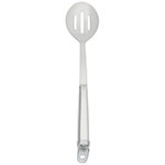 Update International HB-2/PH 11-3/4 in Slotted Serving Spoon, Hollow Handle, 18/0 Stainless Steel