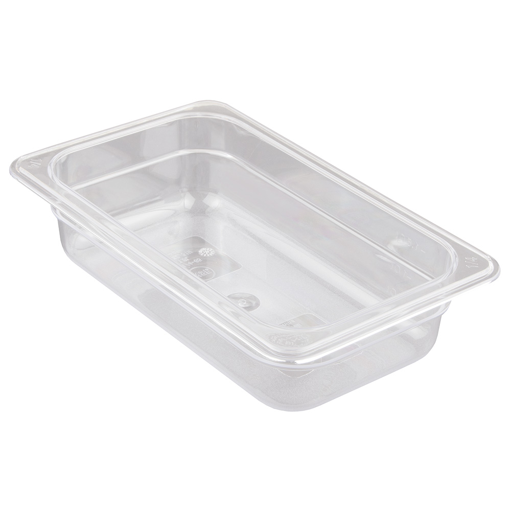 Update PCP-252 1/4 Size Food Pan - 2-1/2" D, Polycarbonate