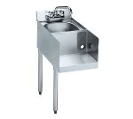 Krowne 18-18BDL Blender/Liquid Dump Sink Add On Unit, 18 x 22.25-in, Legs On Left