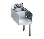Krowne 18-18BDR Blender/Liquid Dump Sink Add On Unit, 18 x 22.25-in, Legs On Right