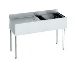 Krowne 18-D48R Drainboard/Ice Bin Station, 80-lb Ice, Right Drainboard