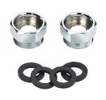 Krowne 21-525L Low Lead Quick Connect Adapters, Existing Central Brass Coupling