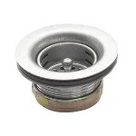 Krowne 23-121 1.5-in Full Flange Drain, Stainless Steel
