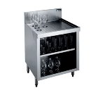 Krowne KR18-GSB3 Underbar Glass Storage Unit w/ Intermediate Shelves, 24 x 24-in