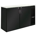 Krowne BS60R 2-Section Refrigerated Backbar Storage Cabinet, Left Compressor