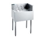 Krowne KR18-C42R Underbar Drainboard w/ Rear & Right End Backsplash, 42 x 19-in