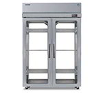 Hoshizaki PTR2SSB-FGFG 2-Section Pass Thru Refrigerator w/ Glass Doors, 51.3-cu ft