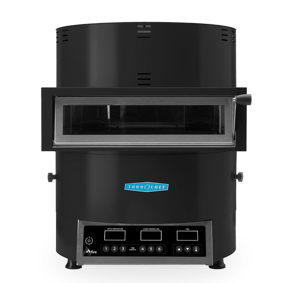 TurboChef FIRE Countertop Pizza Oven Single Deck, 208240v/1ph, Black