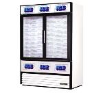 TRUE Refrigeration GDIM-49 Ice Merchandiser, 2 Section, (100) 8 lb Bag Cap, W/Tank, 49 cu ft